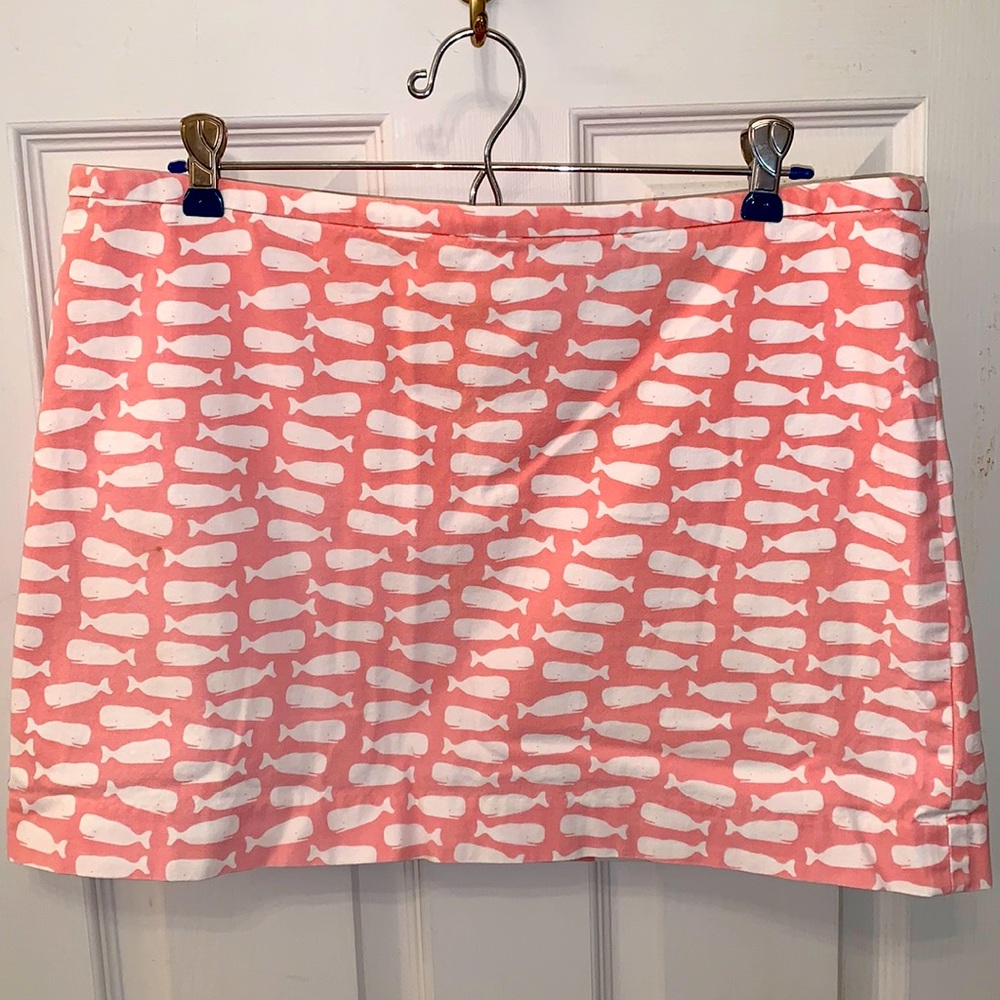 Vineyard Vines Pink Whale Skirt